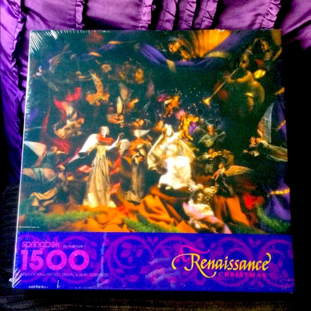 🧩 SEALED Springbok A Renaissance Christmas 1500 piece Puzzle
